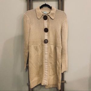 Boden Chunky Knit Sweater Coat